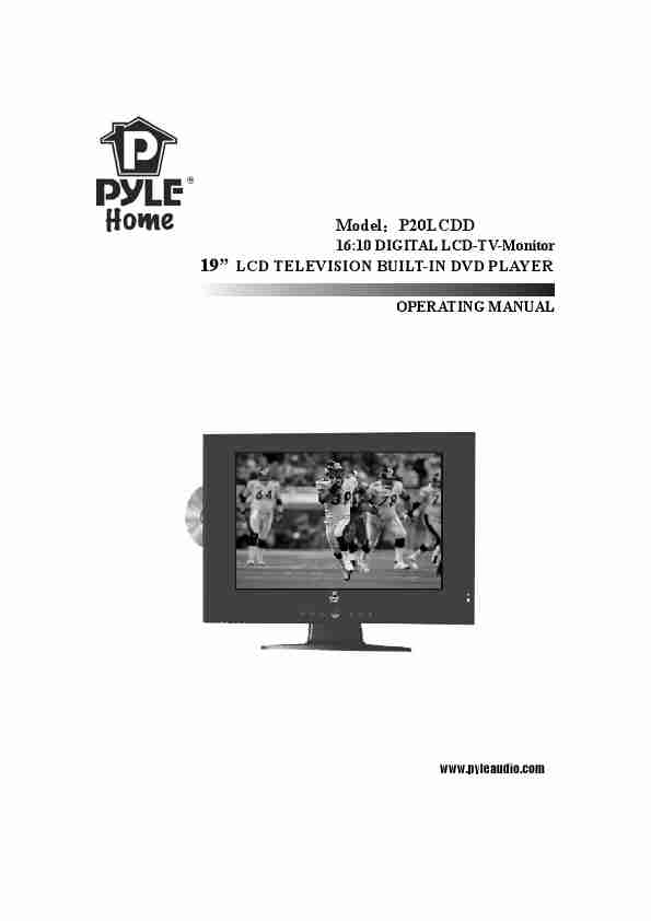 Radio Shack Flat Panel Television P20LCDD-page_pdf